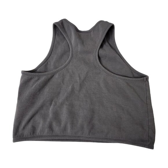 Gymshark Tank Crop Top Womens XS Gray Work Out Gym Training Athleisure Active - Picture 4 of 7